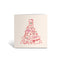 Greeting Card - Individual - Mixed Character Christmas Tree - Red