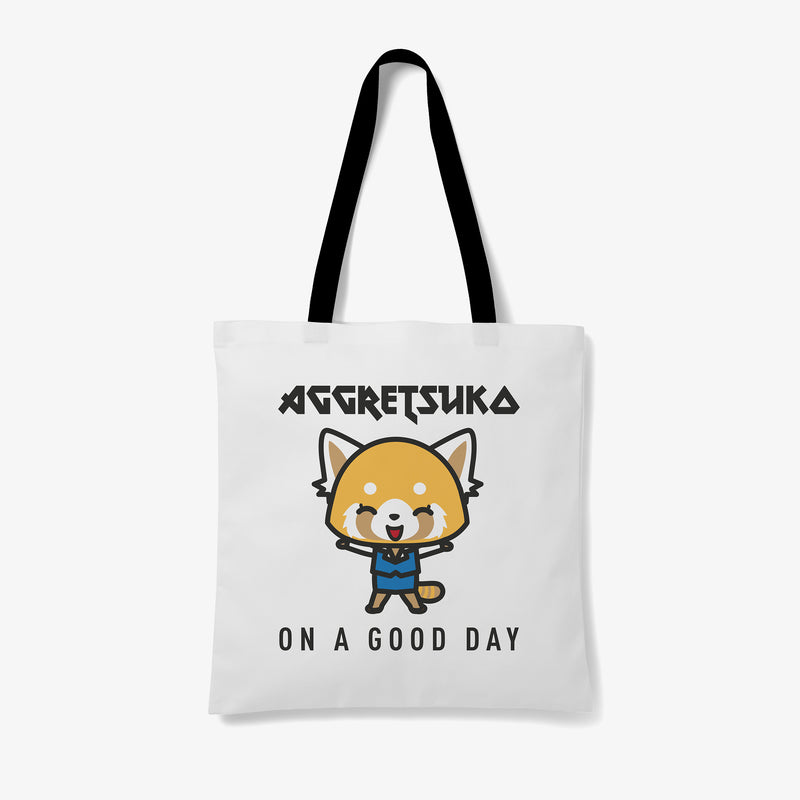Aggretsuko On A Good Day Personalised Tote Bag