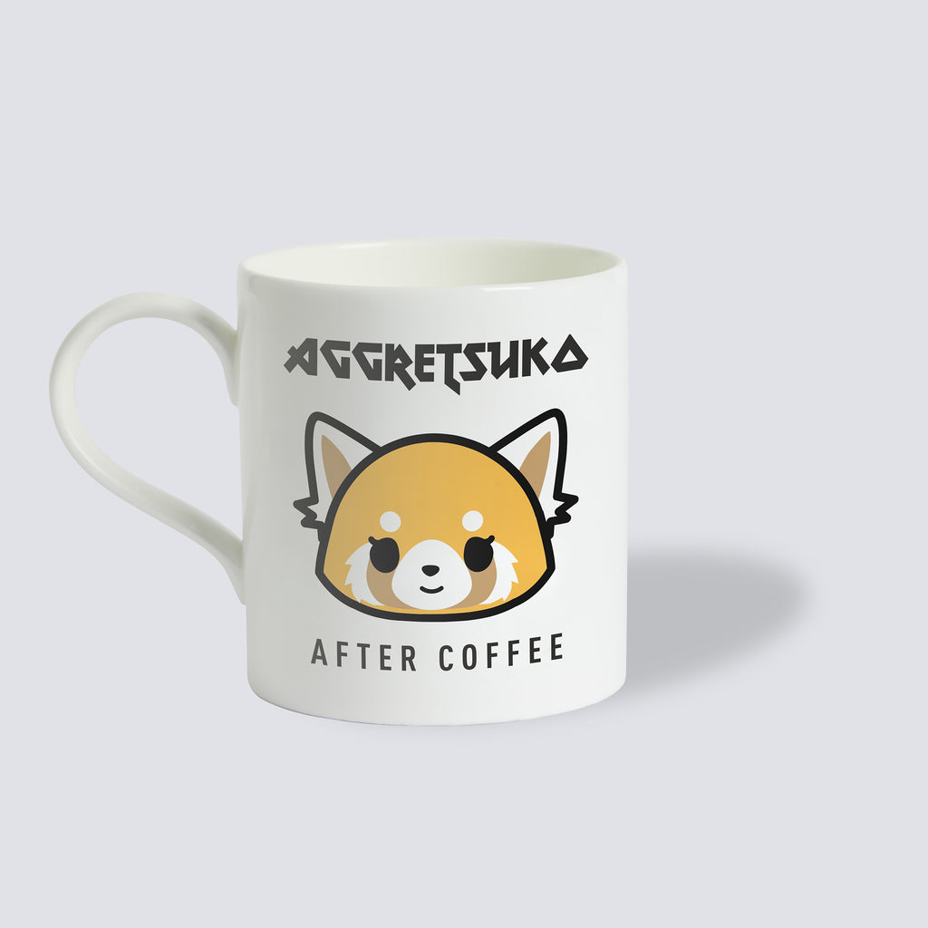 Aggretsuko Heat Reveal Fire & Skulls 20oz Ceramic Coffee Mug