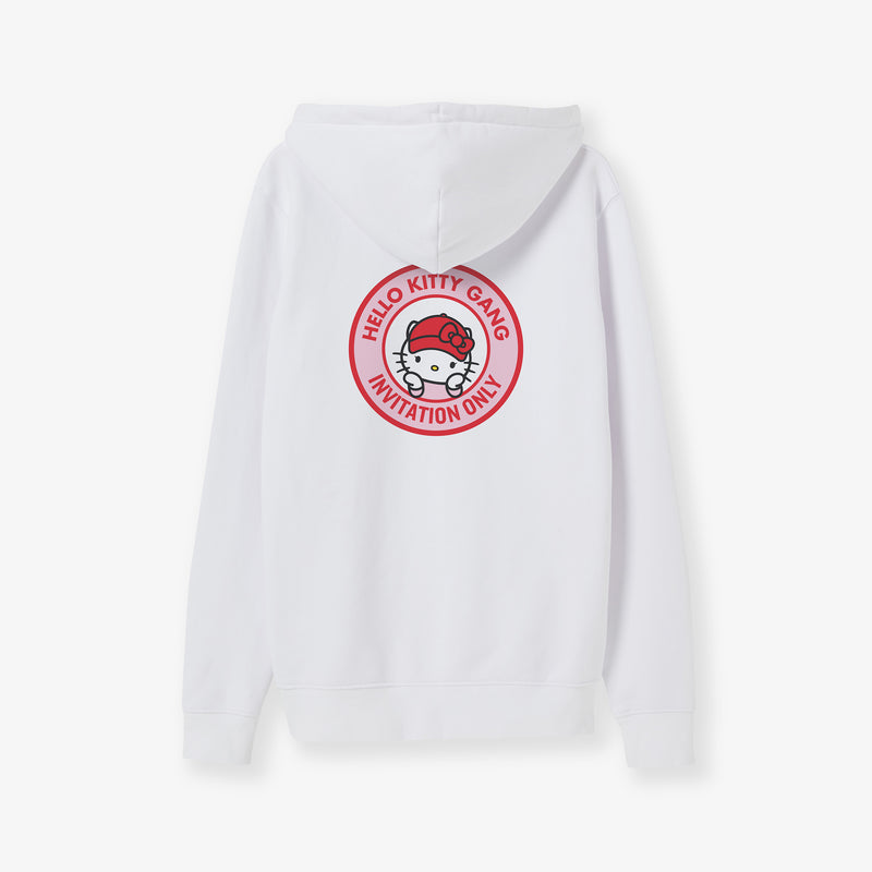 Hello Kitty Gang Milk Bottle Logo White Hoodie – Shop Sanrio