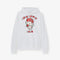 Hello Kitty Gang Rose Graphic White Hoodie