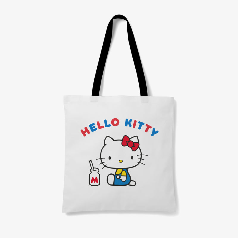 Hello Kitty Milk Bottle Personalised Tote Bag