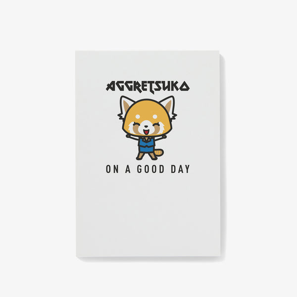 Aggretsuko On A Good Day Personalised Notepad