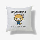 Aggretsuko On A Good Day Personalised Cushion
