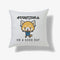 Aggretsuko On A Good Day Personalised Cushion