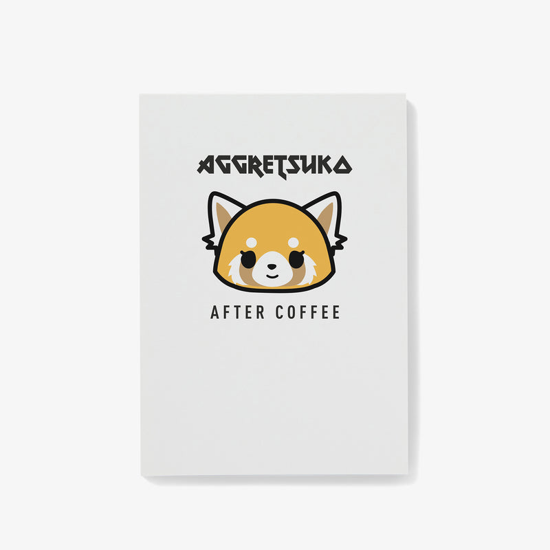 Aggretsuko Before & After Coffee Personalised Notepad
