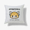 Aggretsuko Before & After Coffee Personalised Cushion