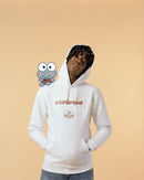 Keroppi Japanese Logo Premium Organic White Hoodie