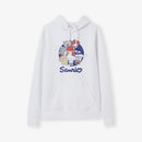 Sanrio Group Japanese Logo Premium Organic Cotton White Hoodie