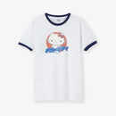 Hello Kitty Japanese Graphic Ringer T-Shirt
