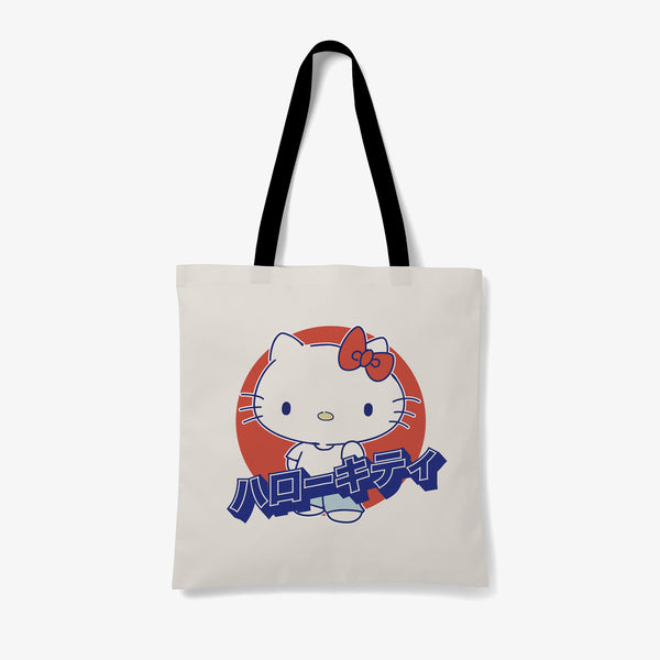 Hello Kitty Japanese Graphic Tote Bag