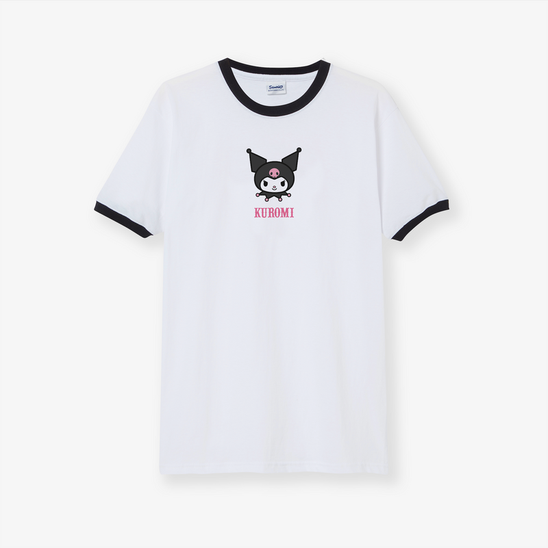 Sanrio Kuromi Ringer T-Shirt